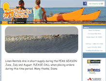 Tablet Screenshot of beachfunrentals.com